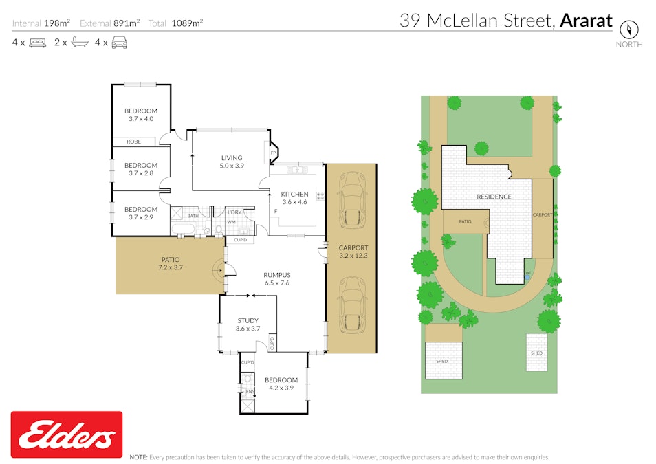 39 Mclellan Street, Ararat, VIC, 3377 - Floorplan 1
