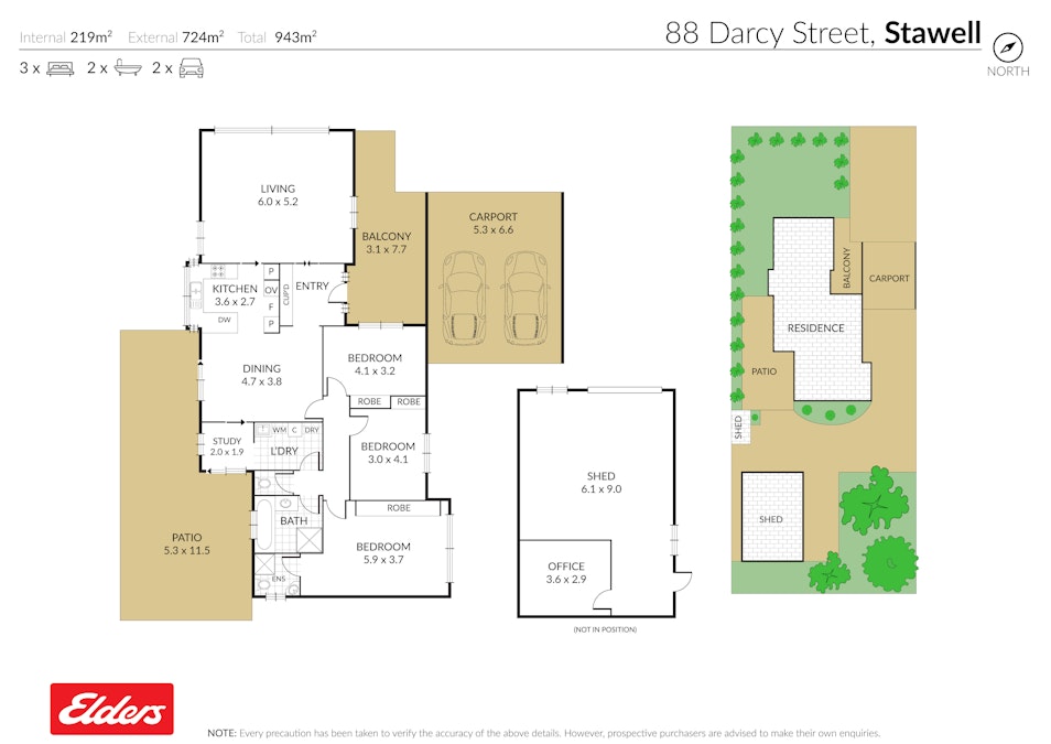 88 Darcy Street, Stawell, VIC, 3380 - Floorplan 1