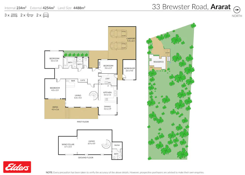 33 Brewster Road, Ararat, VIC, 3377 - Floorplan 1