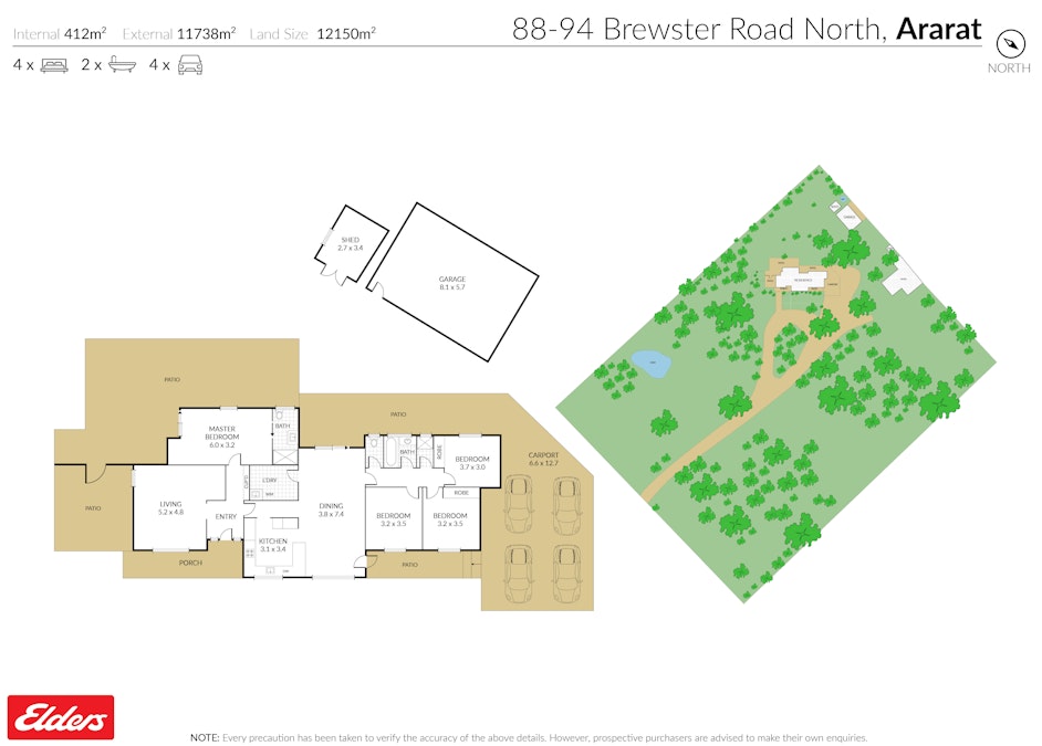 88-94 Brewster Road North, Ararat, VIC, 3377 - Floorplan 1