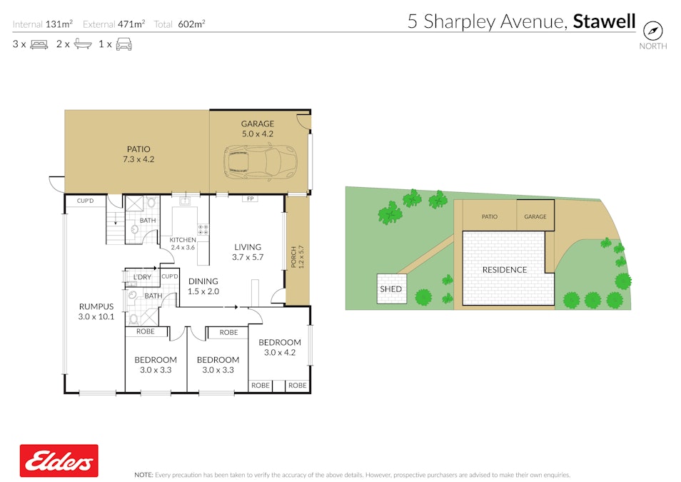 5 Sharpley Avenue, Stawell, VIC, 3380 - Floorplan 1