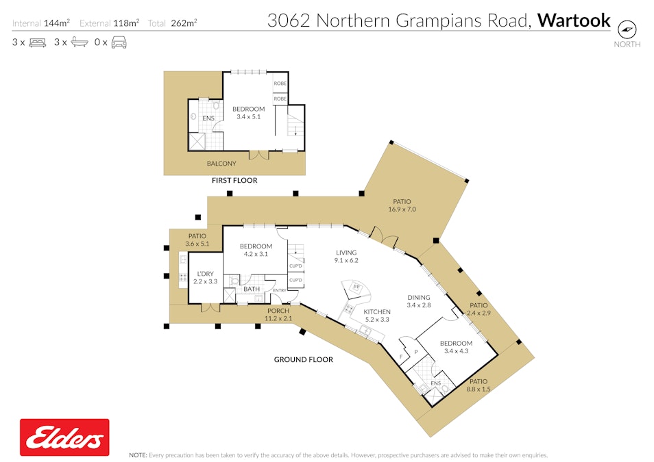3062 Northern Grampians Road, Wartook, VIC, 3401 - Floorplan 1