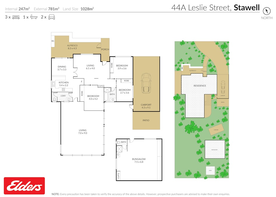 44A Leslie Street, Stawell, VIC, 3380 - Floorplan 1