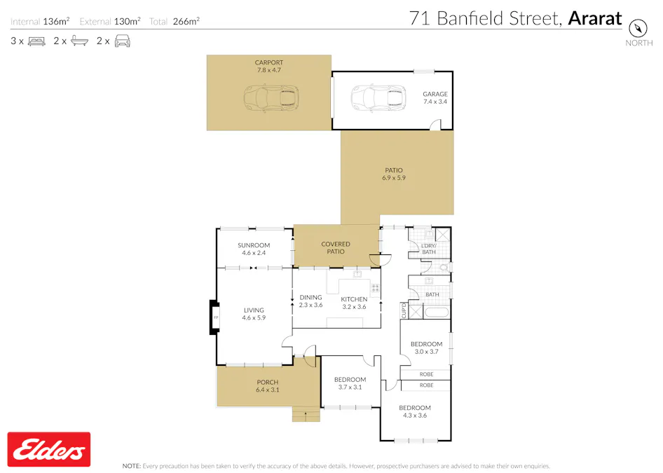 71  Banfield Street, Ararat, VIC, 3377 - Floorplan 1