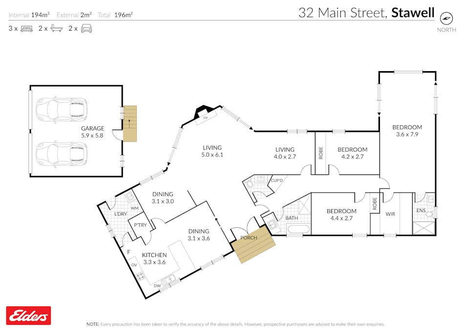32 Main Street, Stawell, VIC, 3380 - Floorplan 1