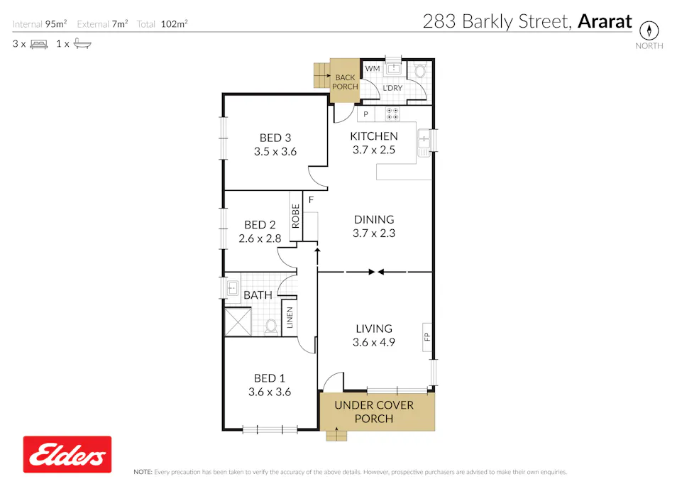 283 Barkly Street, Ararat, VIC, 3377 - Floorplan 1