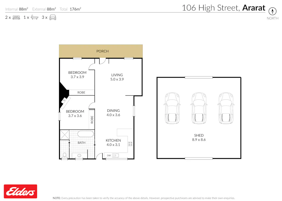 106 High Street, Ararat, VIC, 3377 - Floorplan 1