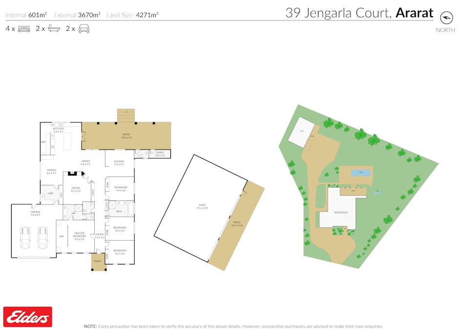 39 Jengarla Court, Ararat, VIC, 3377 - Floorplan 1