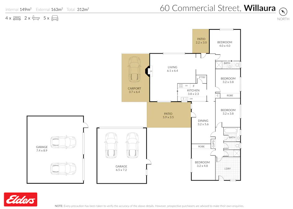 60 Commercial Street, Willaura, VIC, 3379 - Floorplan 1