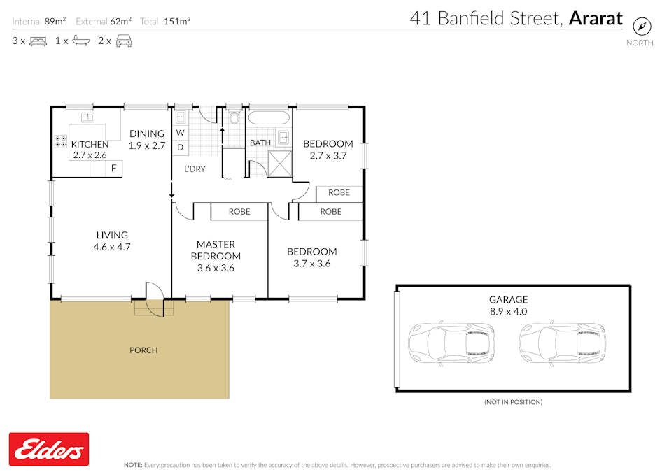 41 Banfield Street, Ararat, VIC, 3377 - Floorplan 1