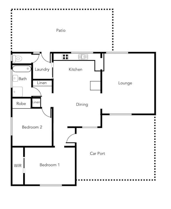 3/9 Scherger Crescent, Ararat, VIC, 3377 - Floorplan 1