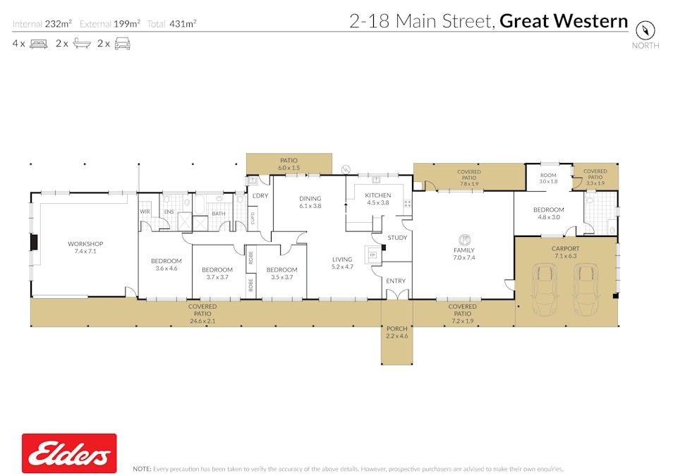 2-18 Main Street, Great Western, VIC, 3374 - Floorplan 1