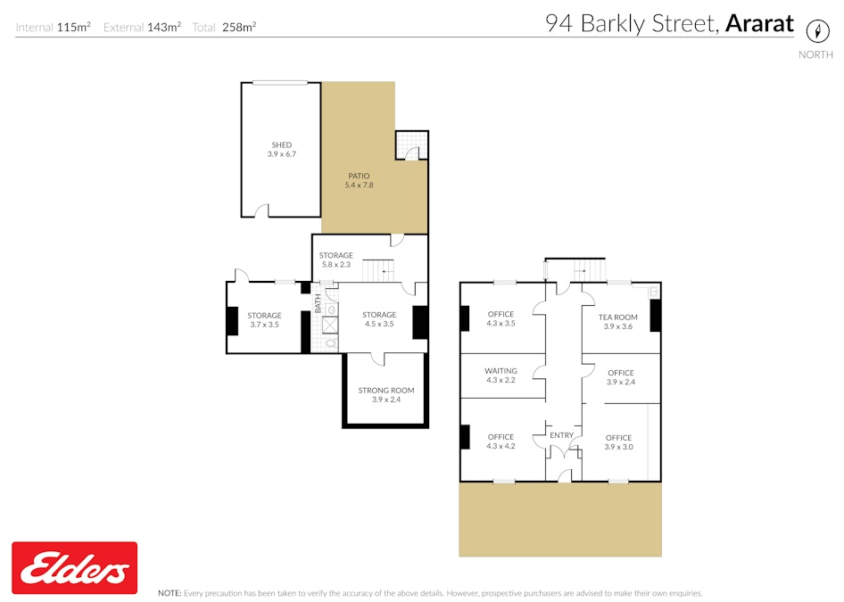 94 Barkly Street, Ararat, VIC, 3377 - Floorplan 1