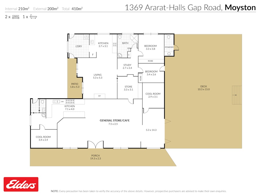 1369 Ararat-Halls Gap Road, Moyston, VIC, 3377 - Floorplan 1