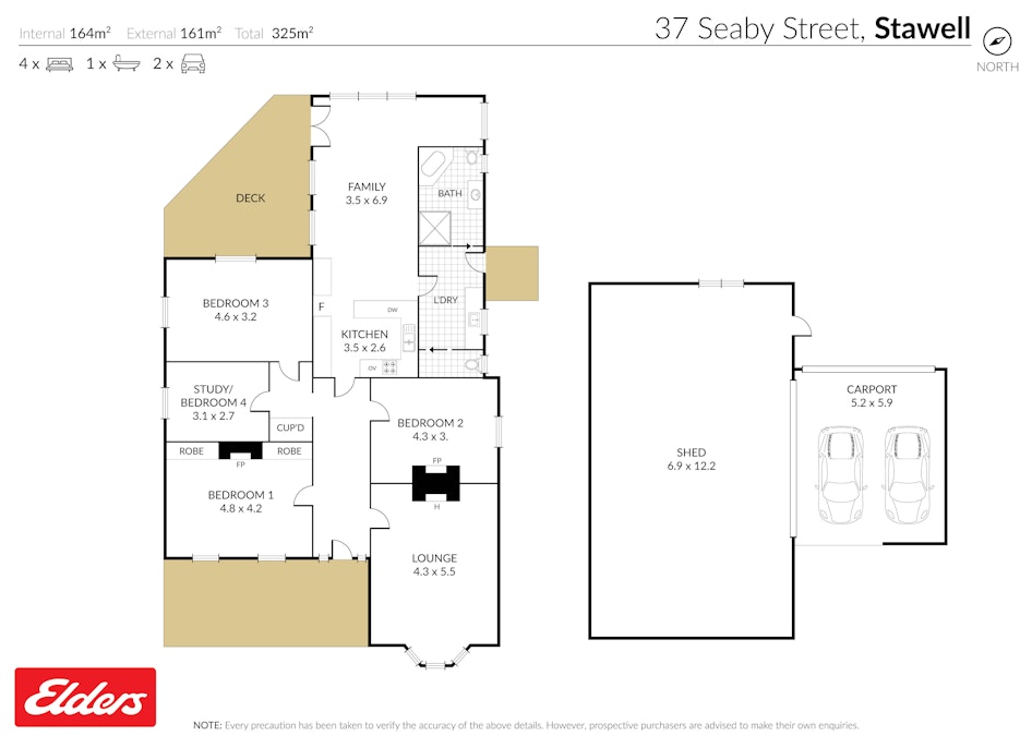 37 Seaby Street, Stawell, VIC, 3380 - Floorplan 1