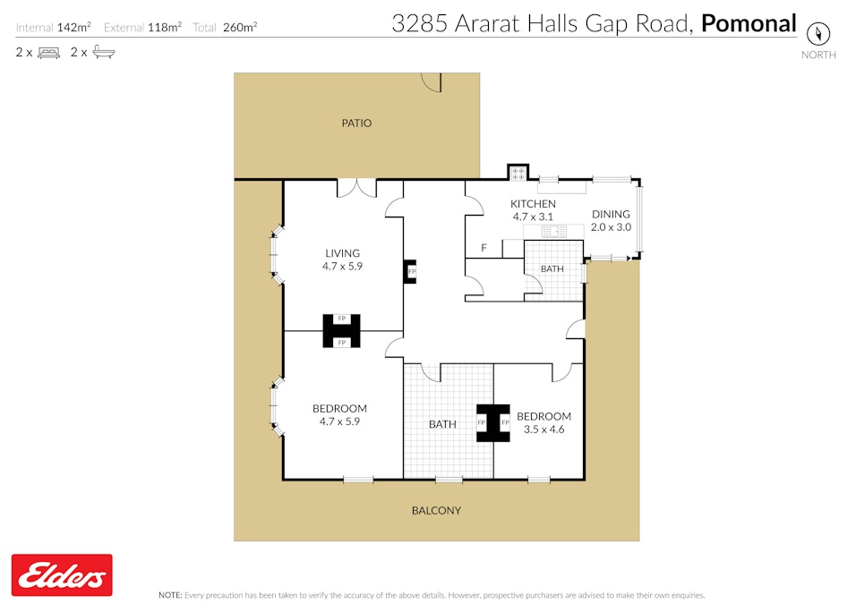 3285 Ararat-Halls Gap Road, Pomonal, VIC, 3381 - Floorplan 1