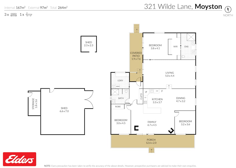 321 Wilde Lane, Moyston, VIC, 3377 - Floorplan 1