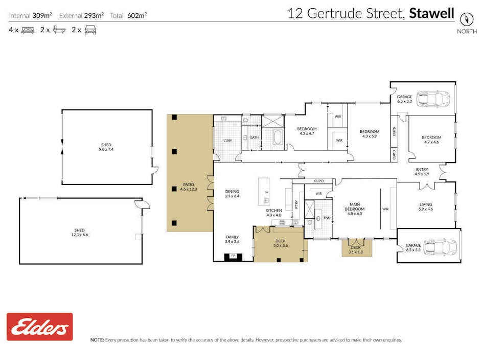 12 Gertrude Street, Stawell, VIC, 3380 - Floorplan 1
