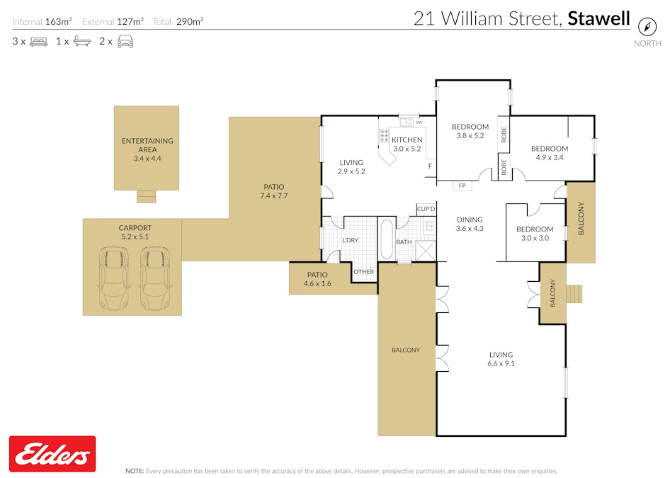 21 William Street, Stawell, VIC, 3380 - Floorplan 1