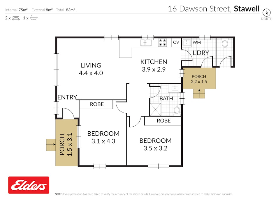 16 Dawson Street, Stawell, VIC, 3380 - Floorplan 1