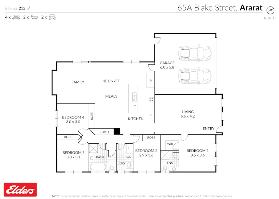 65A Blake Street, Ararat, VIC, 3377 - Floorplan 1