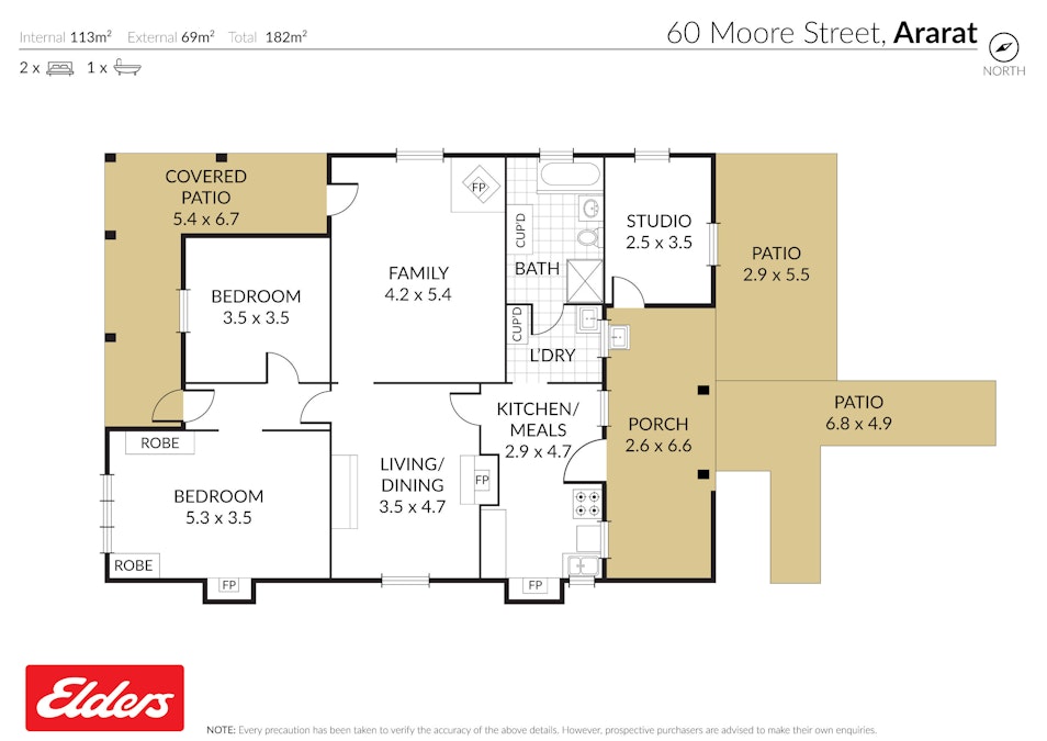 60 Moore Street, Ararat, VIC, 3377 - Floorplan 1