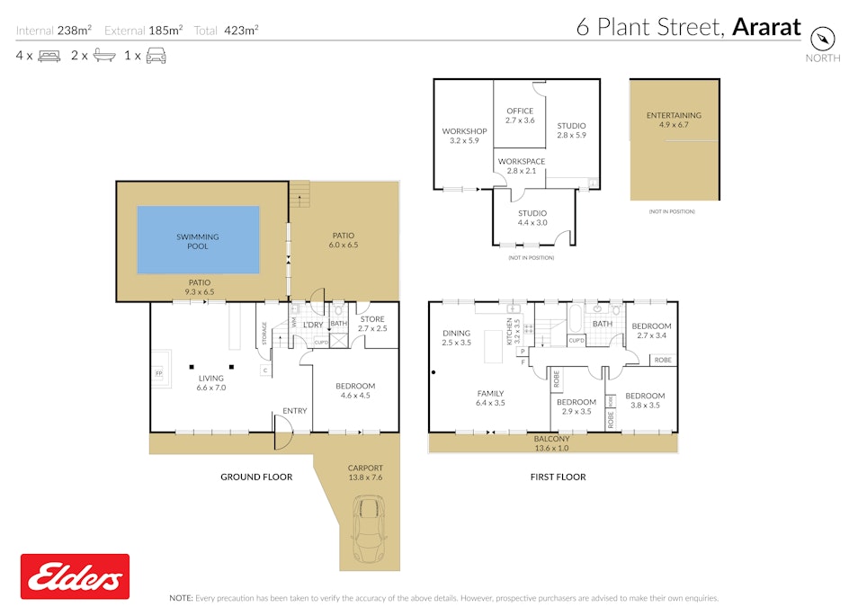 6 Plant Street, Ararat, VIC, 3377 - Floorplan 1