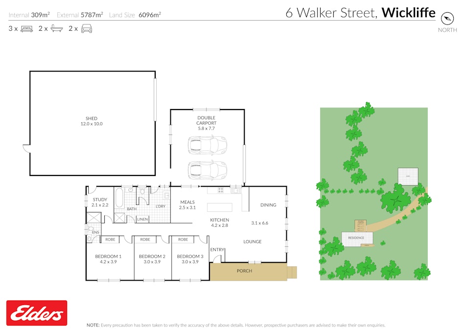 6 Walker Street, Wickliffe, VIC, 3379 - Floorplan 1