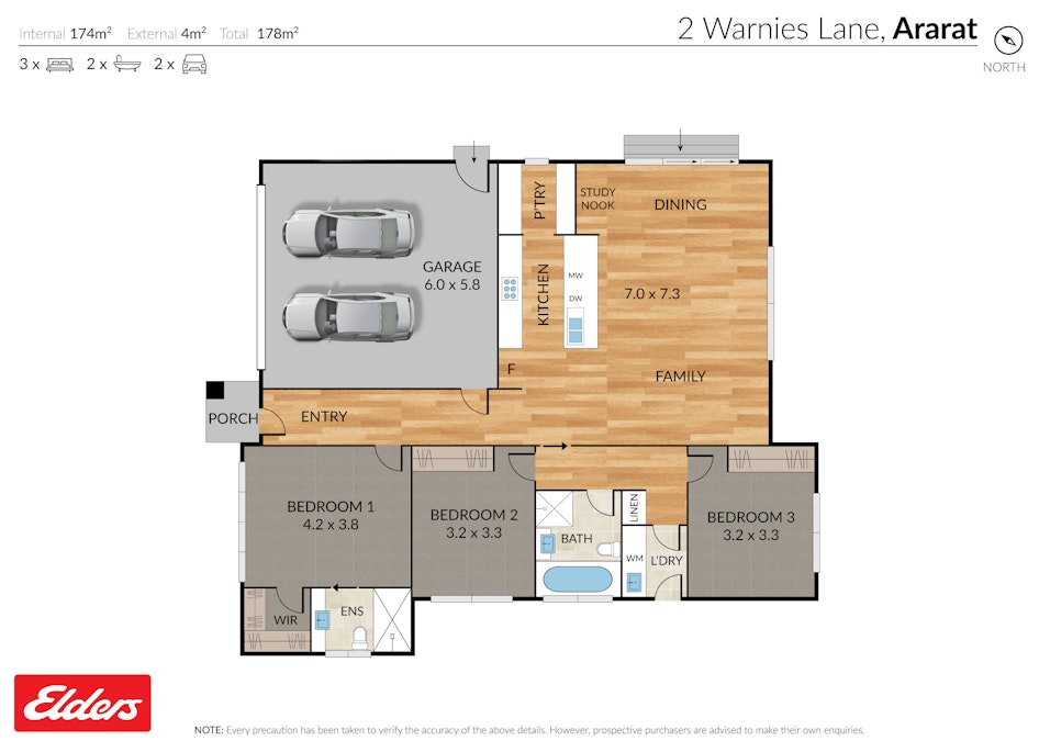 2 Warnies Lane, Ararat, VIC, 3377 - Floorplan 1
