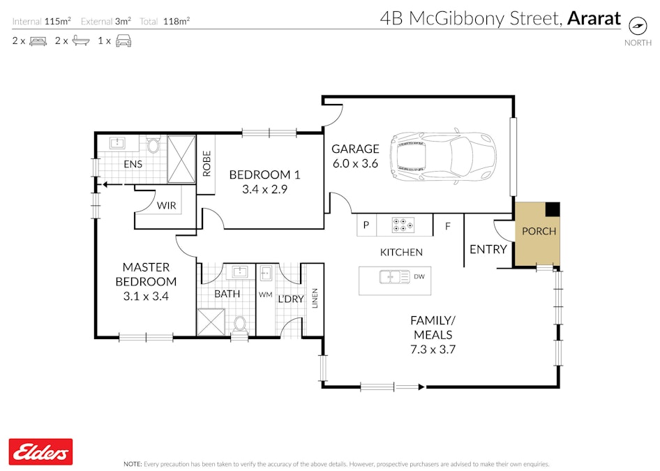 4B Mcgibbony Street, Ararat, VIC, 3377 - Floorplan 1