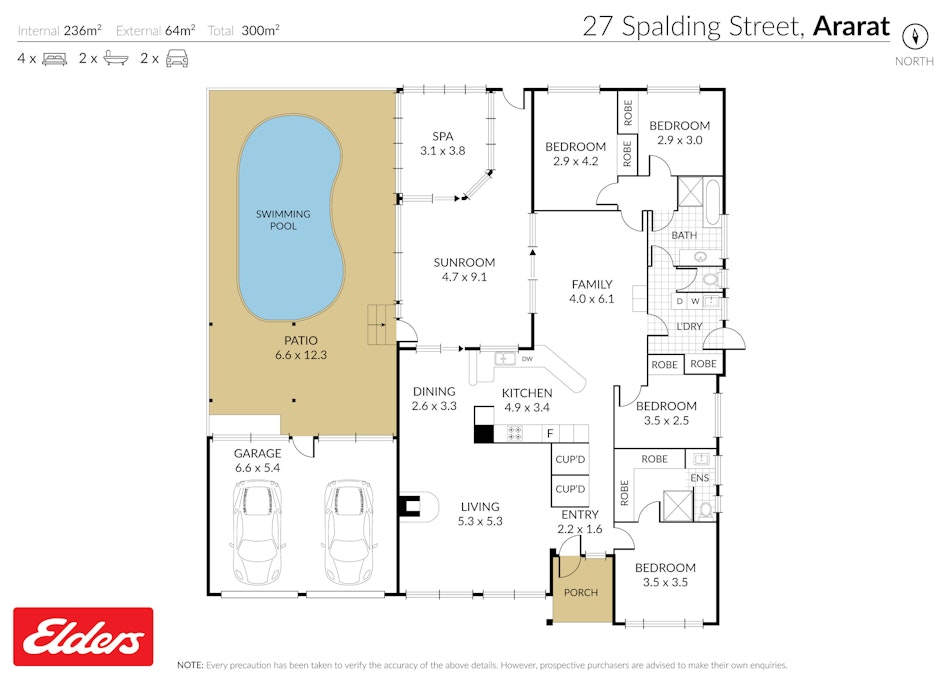 27 Spalding Street, Ararat, VIC, 3377 - Floorplan 1