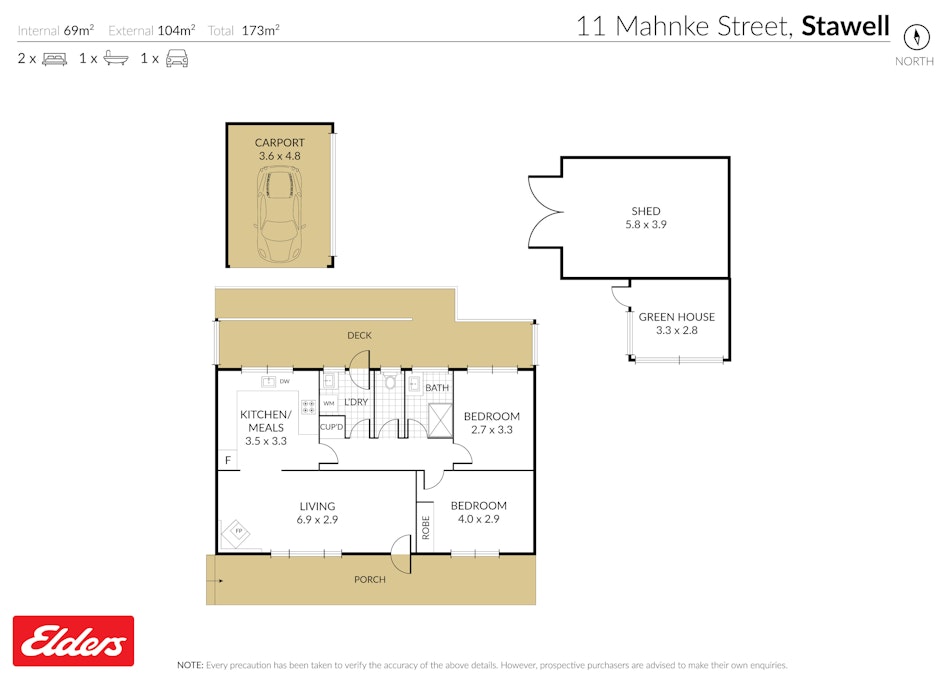 11 Mahnke Street, Stawell, VIC, 3380 - Floorplan 1