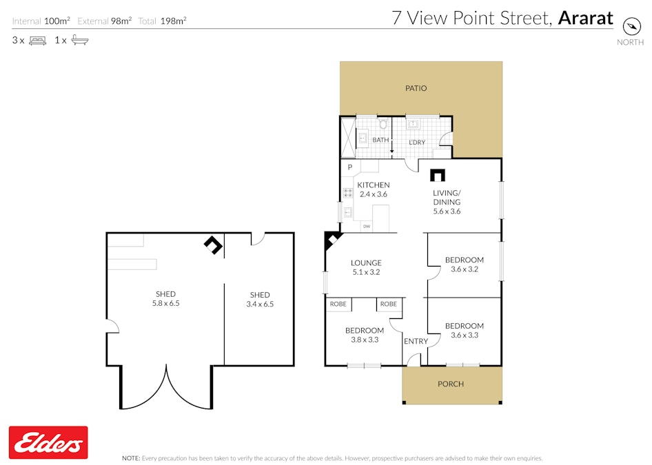 7 View Point Street, Ararat, VIC, 3377 - Floorplan 1