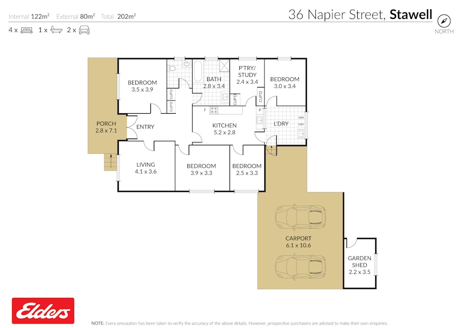 36 Napier Street, Stawell, VIC, 3380 - Floorplan 1