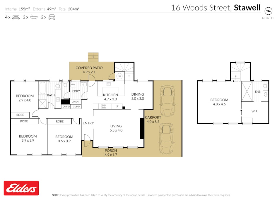 16 Woods Street, Stawell, VIC, 3380 - Floorplan 1