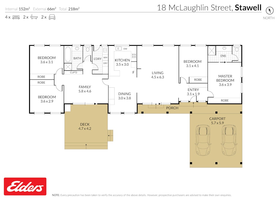 18 Mclaughlin Street, Stawell, VIC, 3380 - Floorplan 1