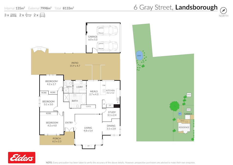 6 Gray Street, Landsborough, VIC, 3384 - Floorplan 1