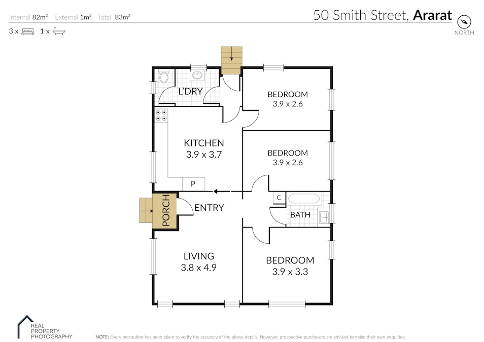 50 Smith Street, Ararat, VIC, 3377 - Floorplan 1