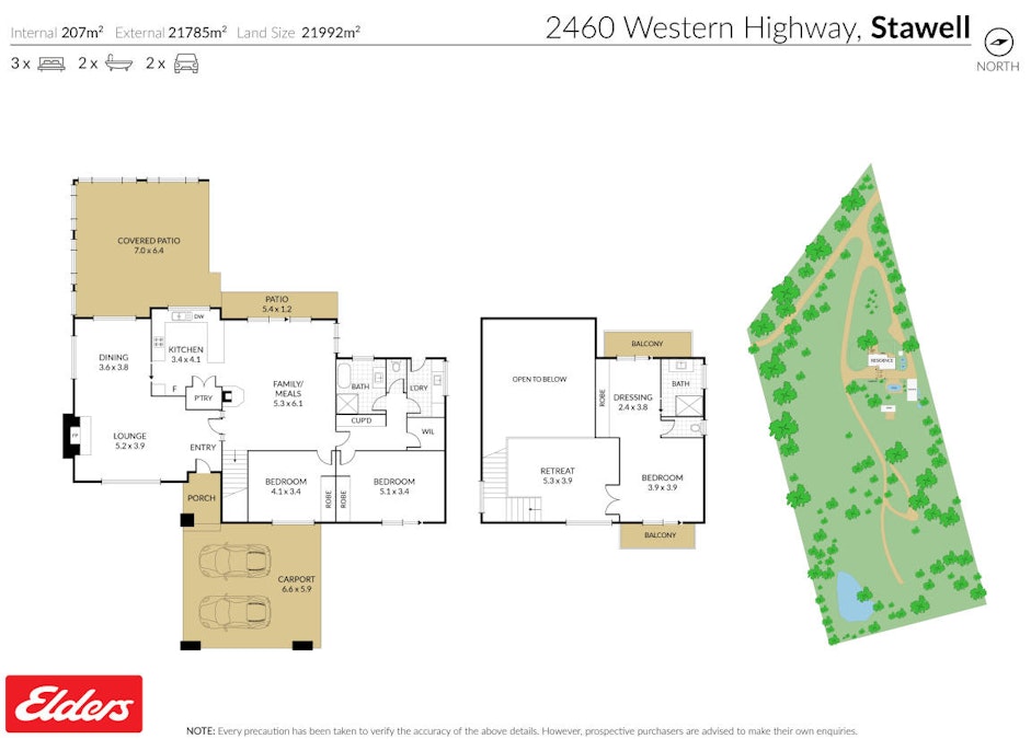 2460 Western Highway, Stawell, VIC, 3380 - Floorplan 1