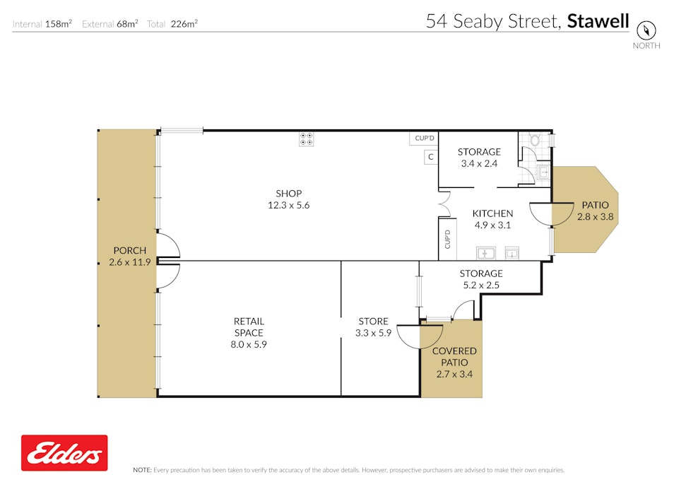 54 Seaby Street, Stawell, VIC, 3380 - Floorplan 1