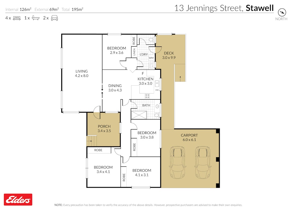 13 Jennings Street, Stawell, VIC, 3380 - Floorplan 1