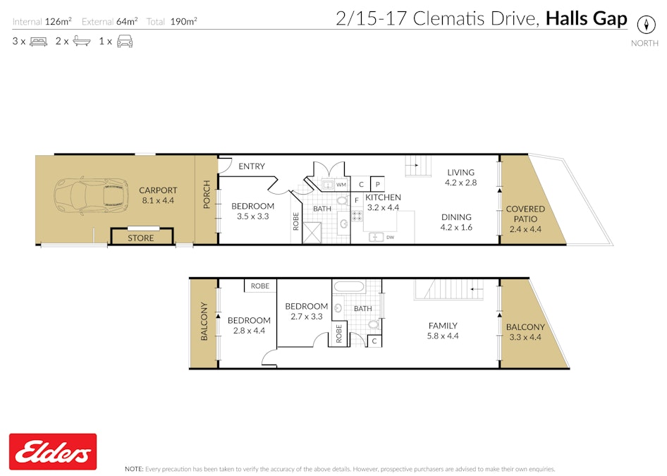 2/15-17 Clematis Drive, Halls Gap, VIC, 3381 - Floorplan 1