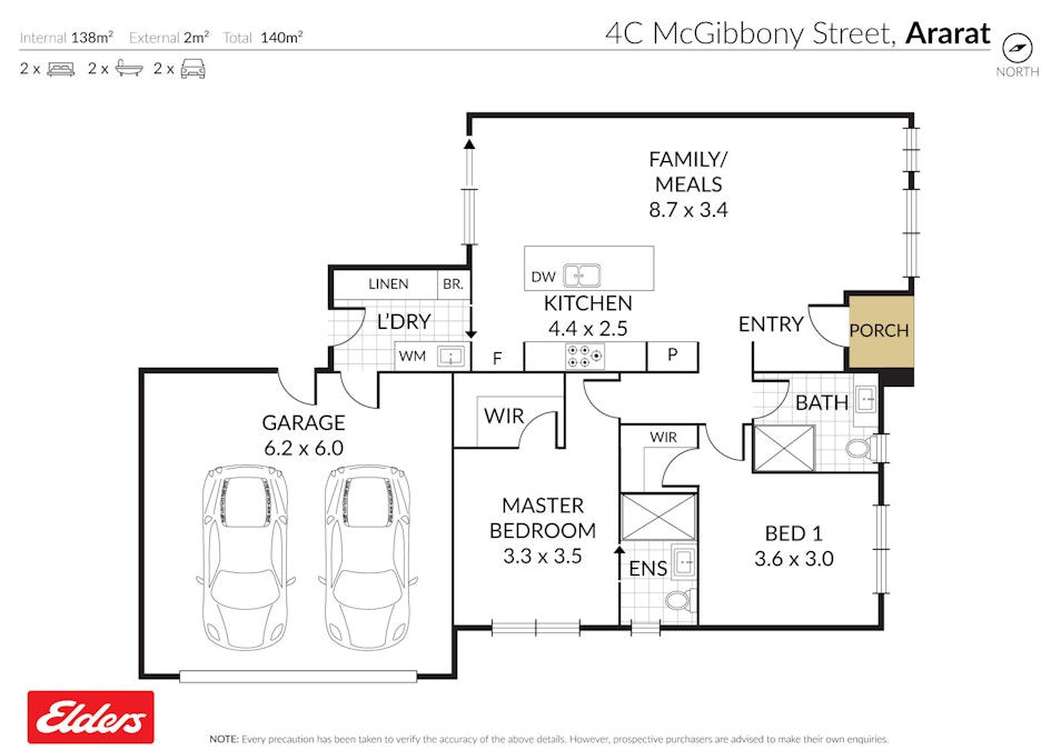 4C Mcgibbony Street, Ararat, VIC, 3377 - Floorplan 1