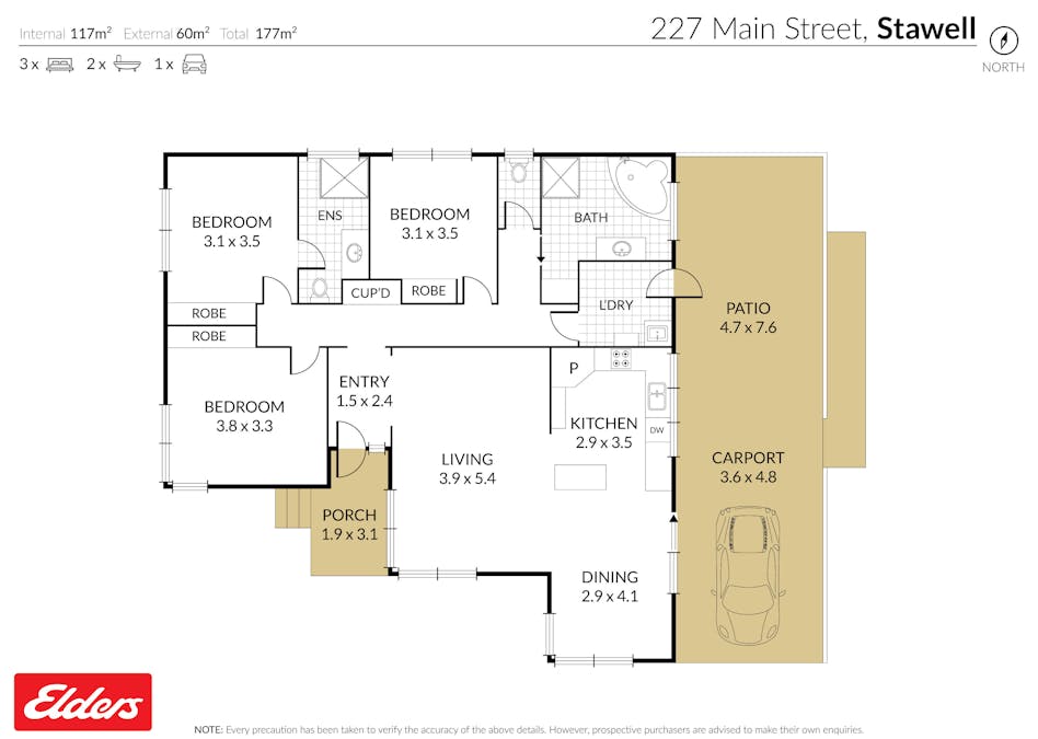 227 Main Street, Stawell, VIC, 3380 - Floorplan 1