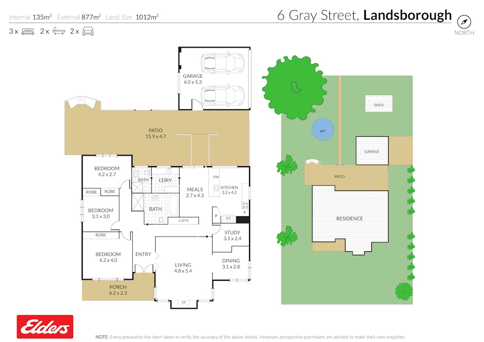 6 Gray Street, Landsborough, VIC, 3384 - Floorplan 1