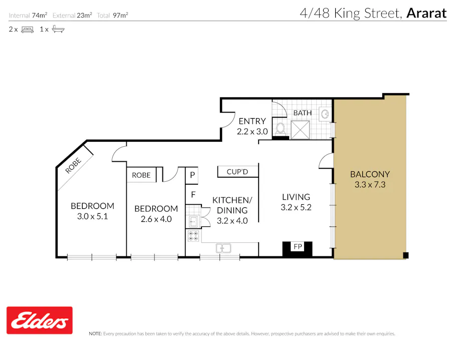 4/ 48 King Street, Ararat, VIC, 3377 - Floorplan 1