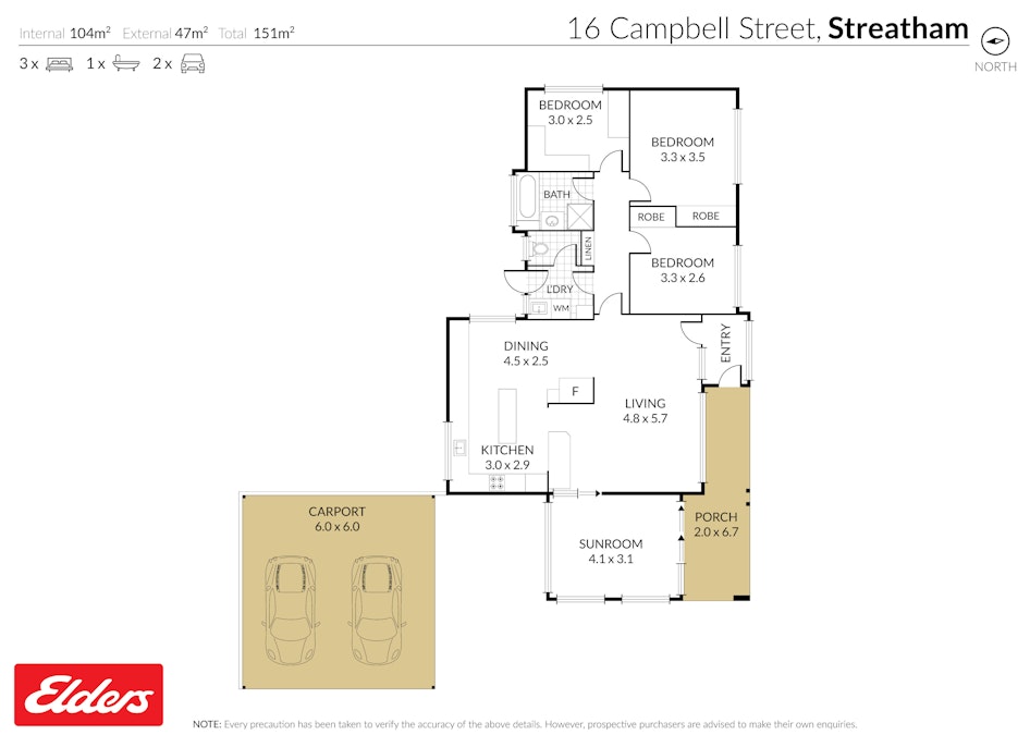 16 Campbell Street, Streatham, VIC, 3351 - Floorplan 1