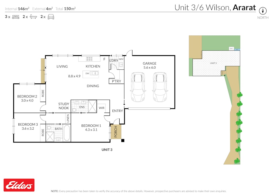 3/6 Wilson Street, Ararat, VIC, 3377 - Floorplan 1