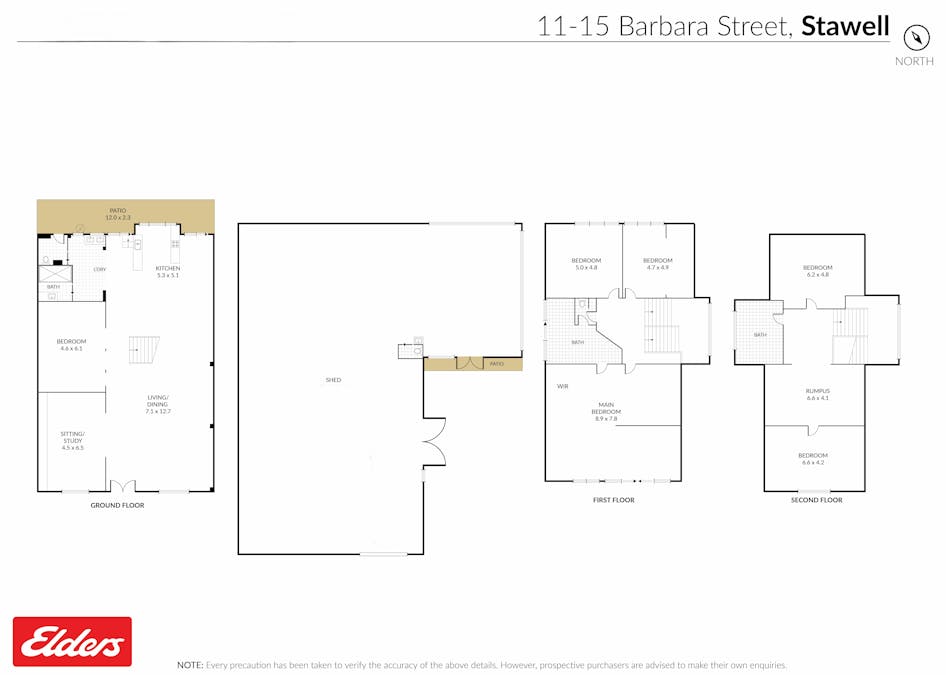 11-15 Barbara Street, Stawell, VIC, 3380 - Floorplan 1