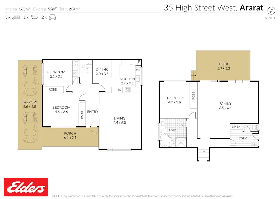 35 High Street West, Ararat, VIC, 3377 - Floorplan 1